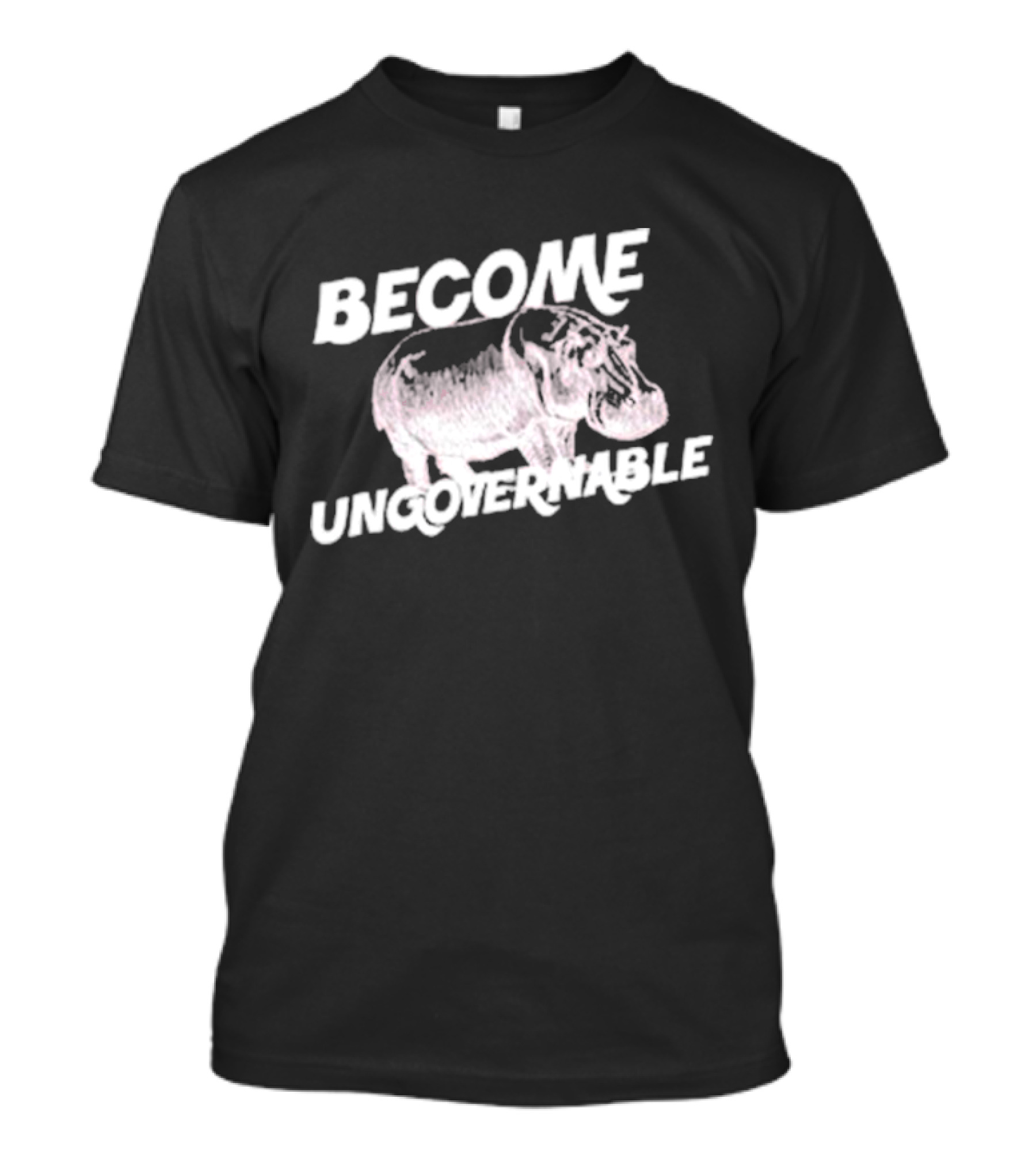 Become Ungovernable Hippo Halloween Moo Deng T-Shirt