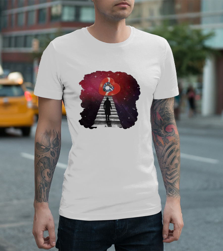 Where Is Love Bobby Caldwell Stairway to Heart and Stars Journey T-Shirt