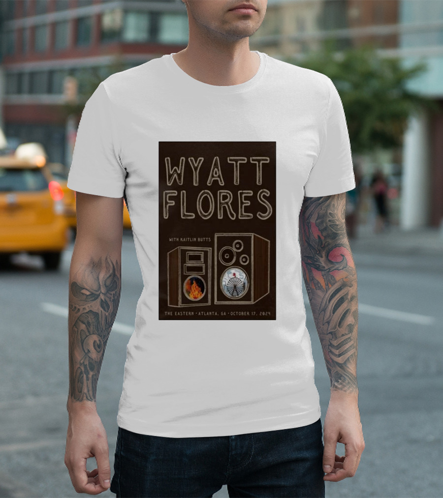 Wyatt Flores with Kaitlin Butts October 17 2024 The Eastern Atlanta GA Speaker T-Shirt