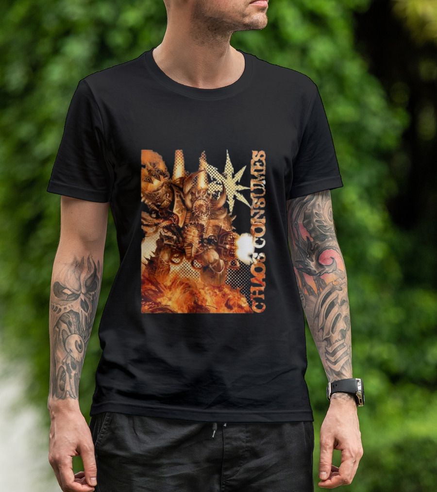 Chaos Consumes Helbrute Malodrax Kraegon Thul T-Shirt