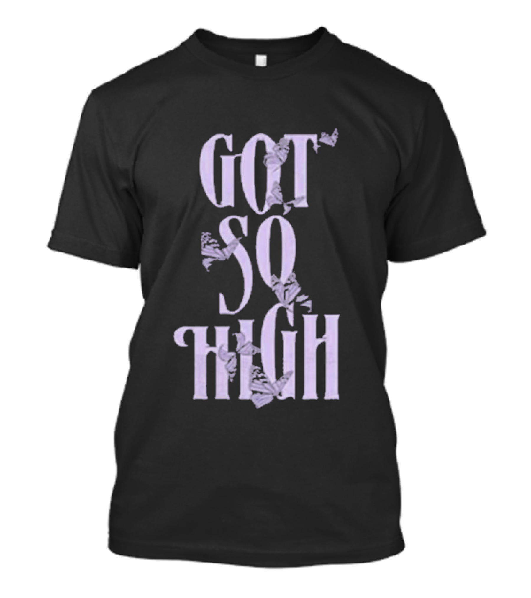 The Pretty Reckless Got So High Butterfly Text T-Shirt