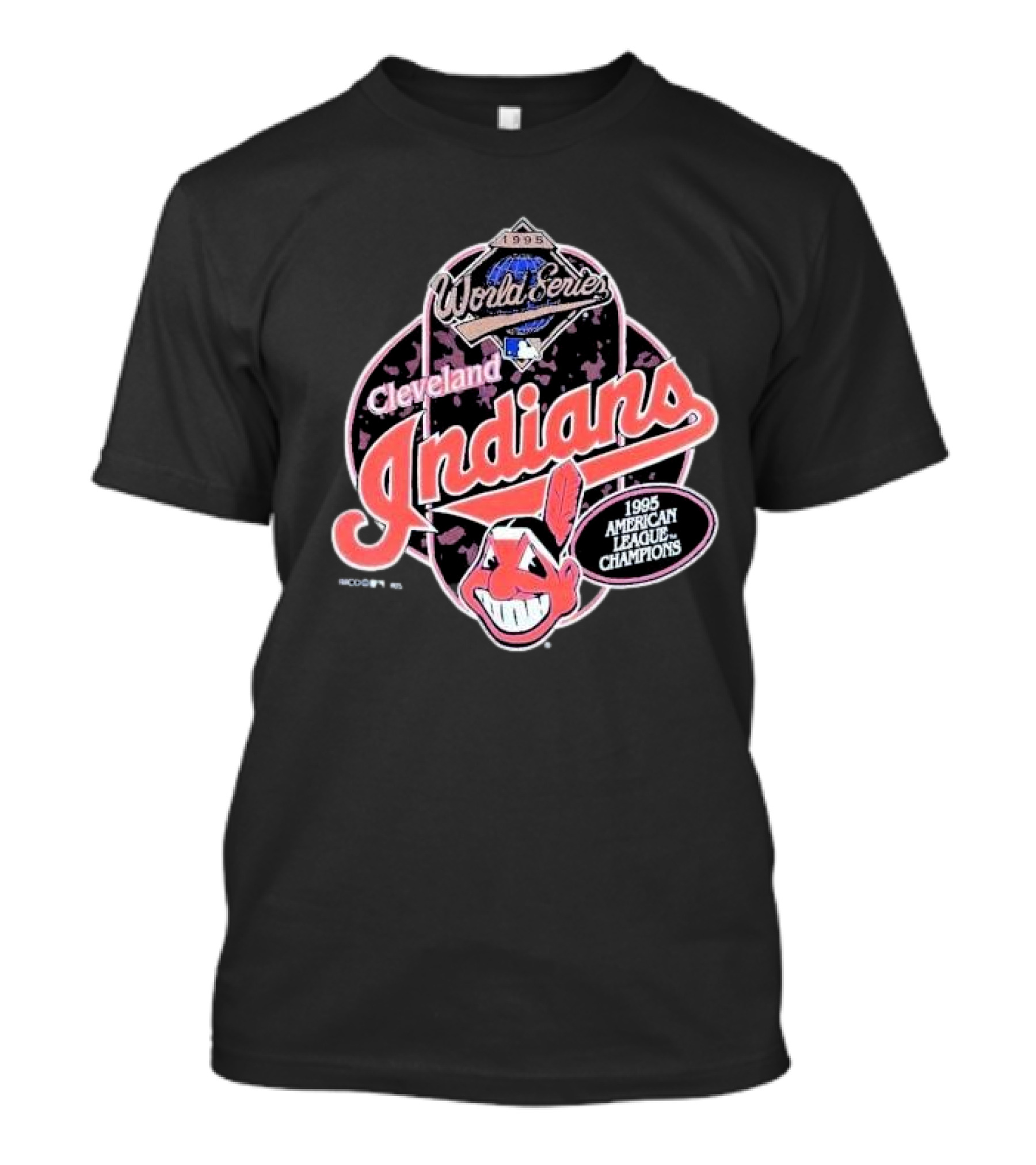 1995 World Series Cleveland Indians 1995 American League Champions T-Shirt