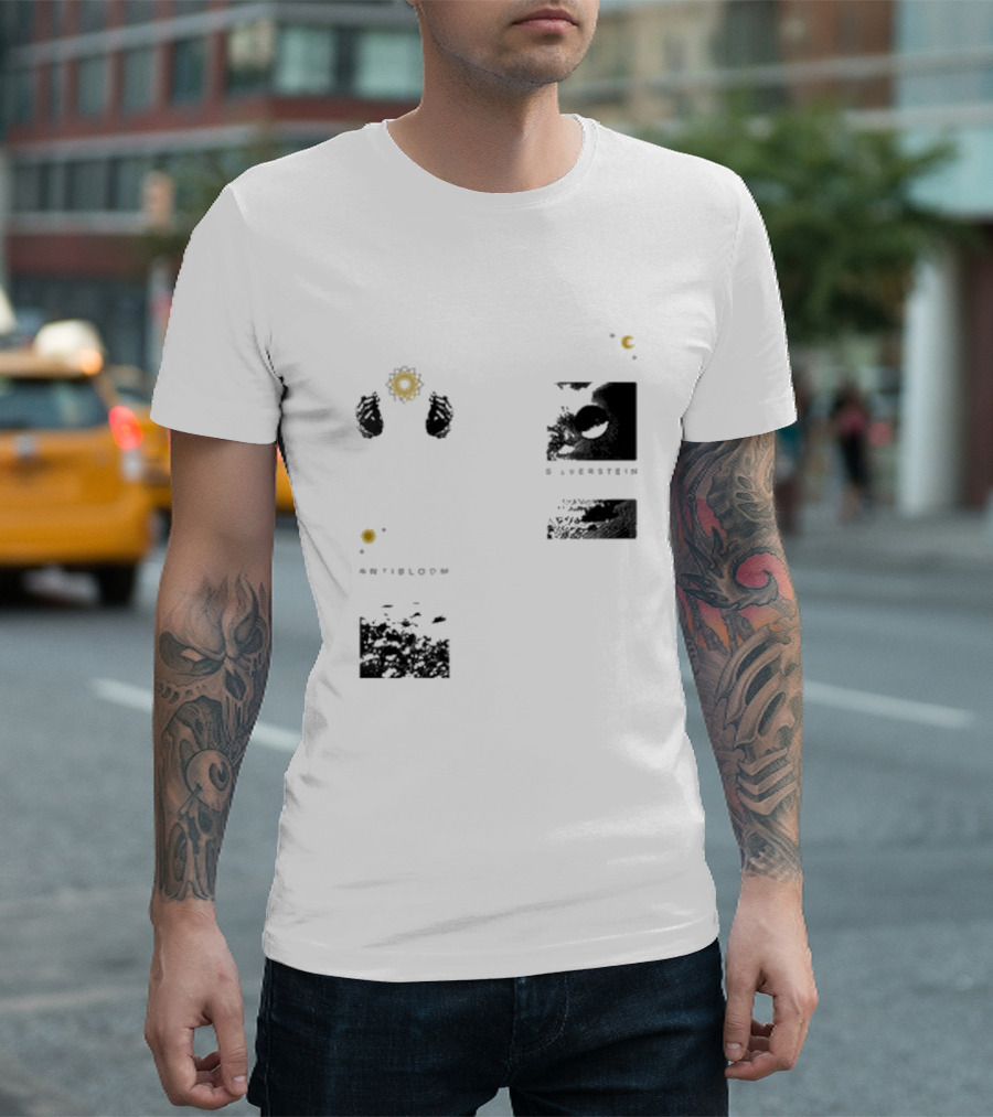 Silverstein Ghost Hands Moon Bloom T-Shirt