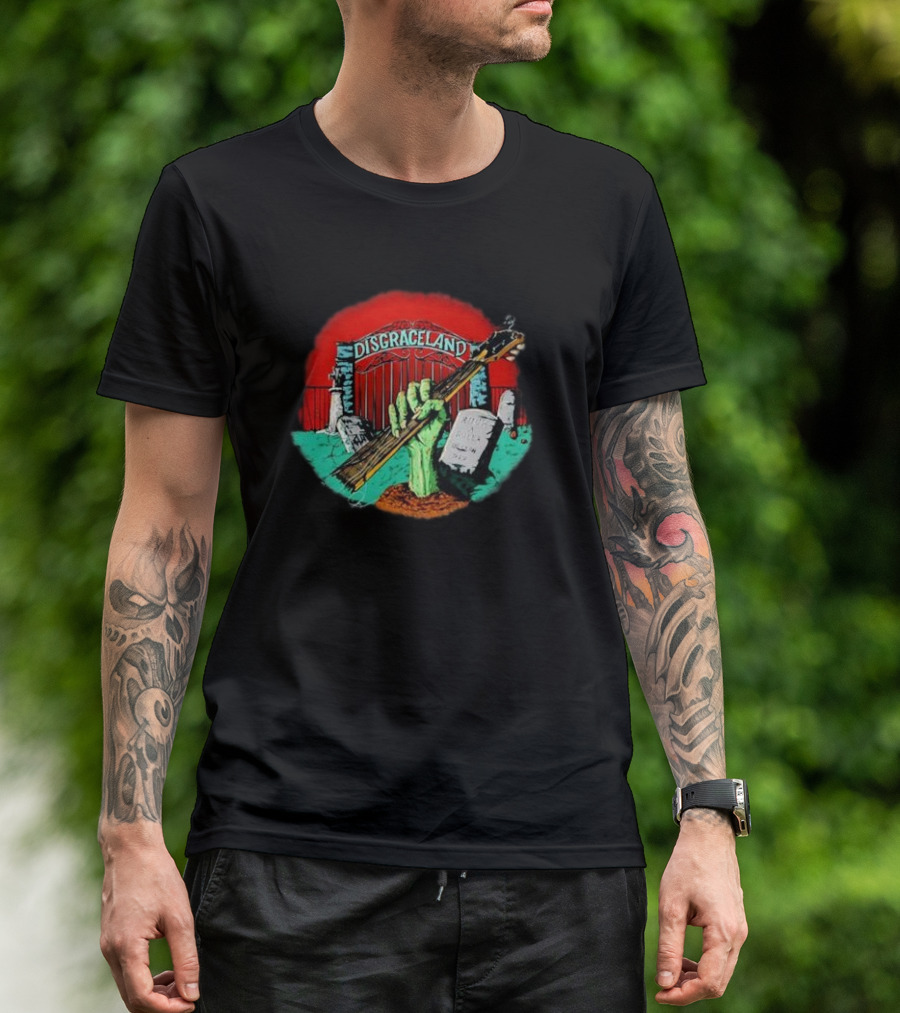 Double Elvis Disgraceland Halloween 2024 Zombie Guitar T-Shirt