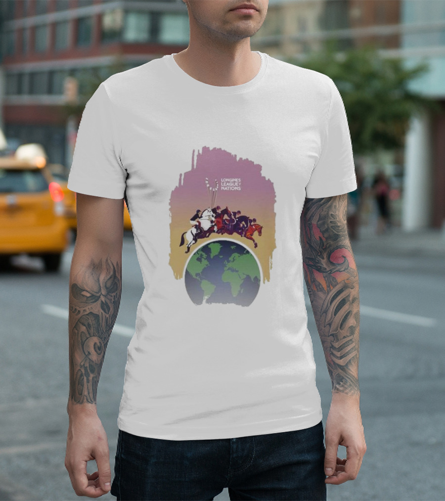 Longines League Nations Polo Riders Over Globe LLN Fan T-Shirt