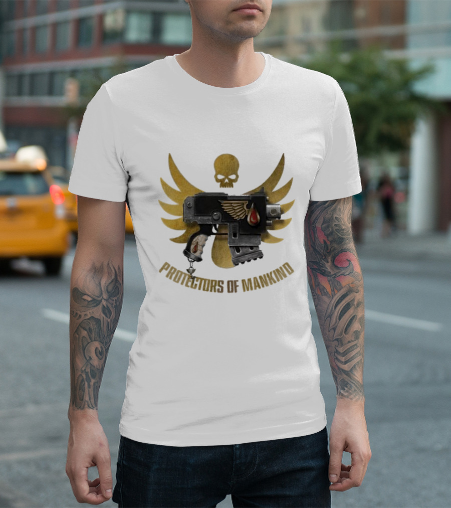 Protectors of Mankind Blood Angels Warhammer Iconic Emblem T-Shirt