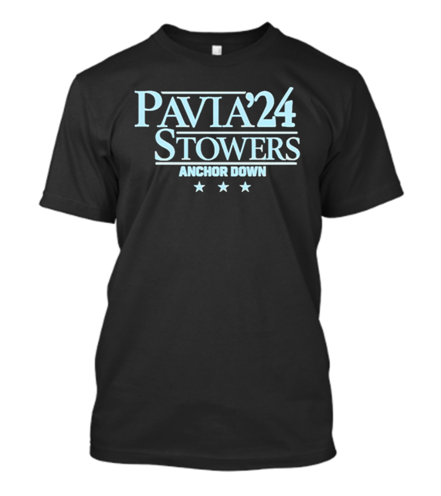 Pavia '24 Stowers Anchor Down Three Stars T-Shirt