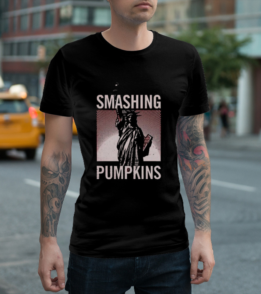 Smashing Pumpkins Liberty Statue Zeitgeist T-Shirt