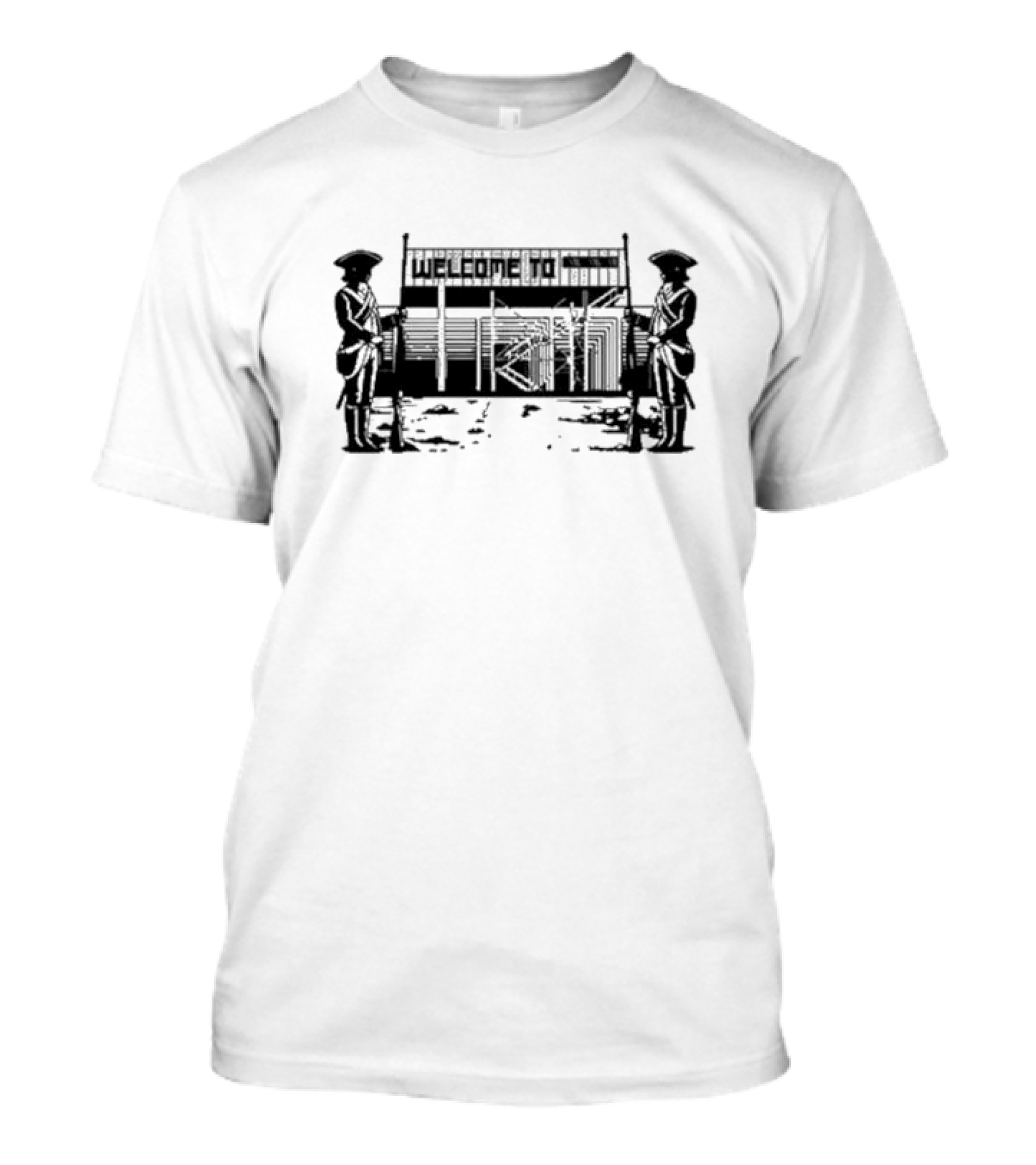 Welcome To The Junkyard Revolutionary Fence Guards T-Shirt