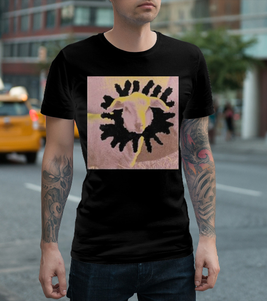 Run For Cover Records Anxious Counting Sheep Surreal Sheep T-Shirt