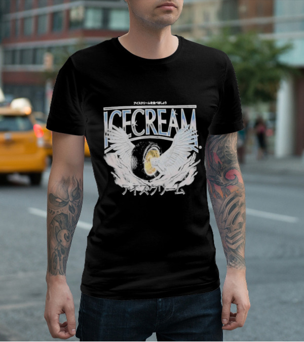 Icecream Heaven Winged Tire T-Shirt