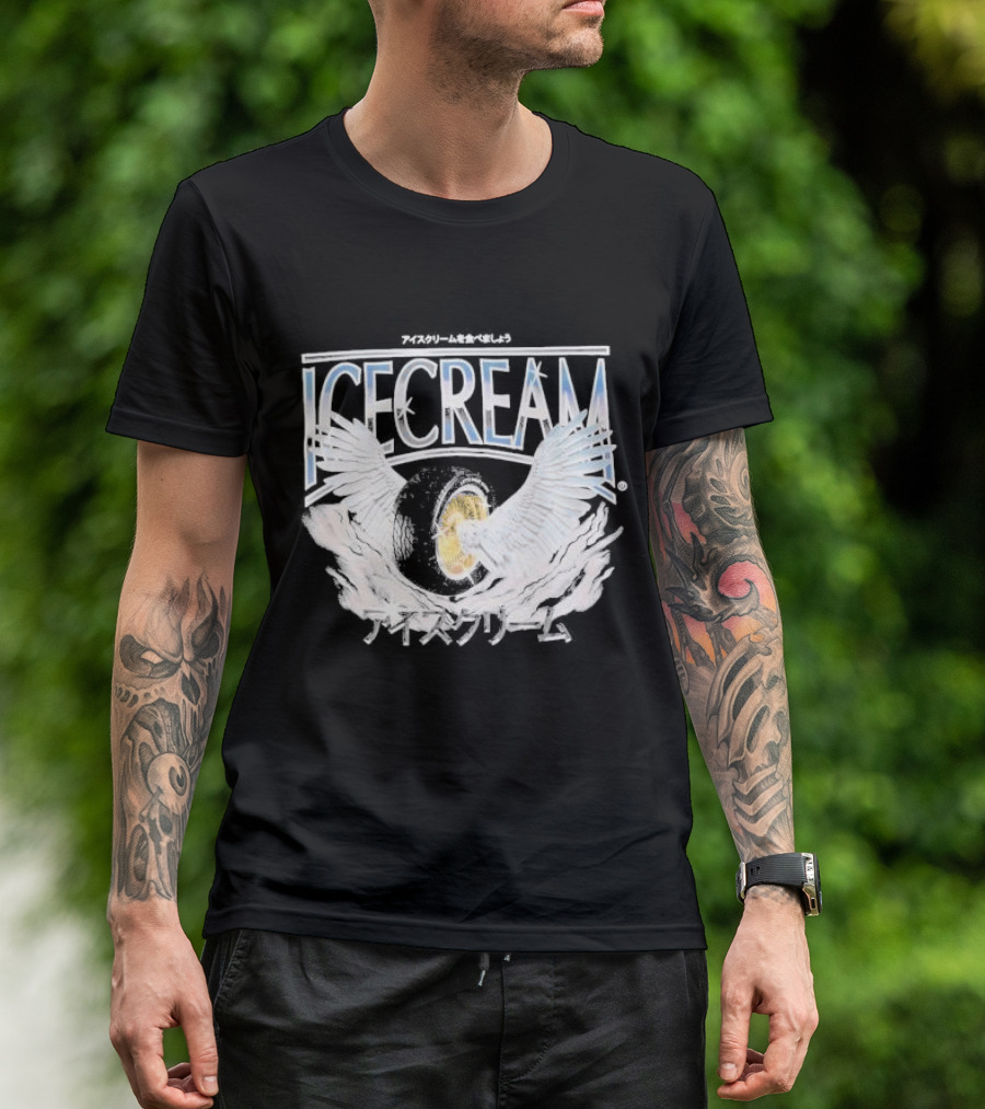 Icecream Heaven Winged Tire T-Shirt