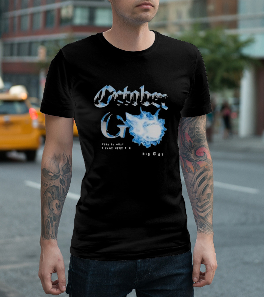 October G Big G27 Jomboy Media Baseball T-Shirt