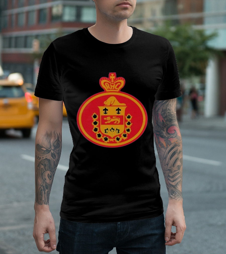 Montreal Royals Vintage Ice Hockey Logo with Historic Crest and Crown Emblem T-Shirt