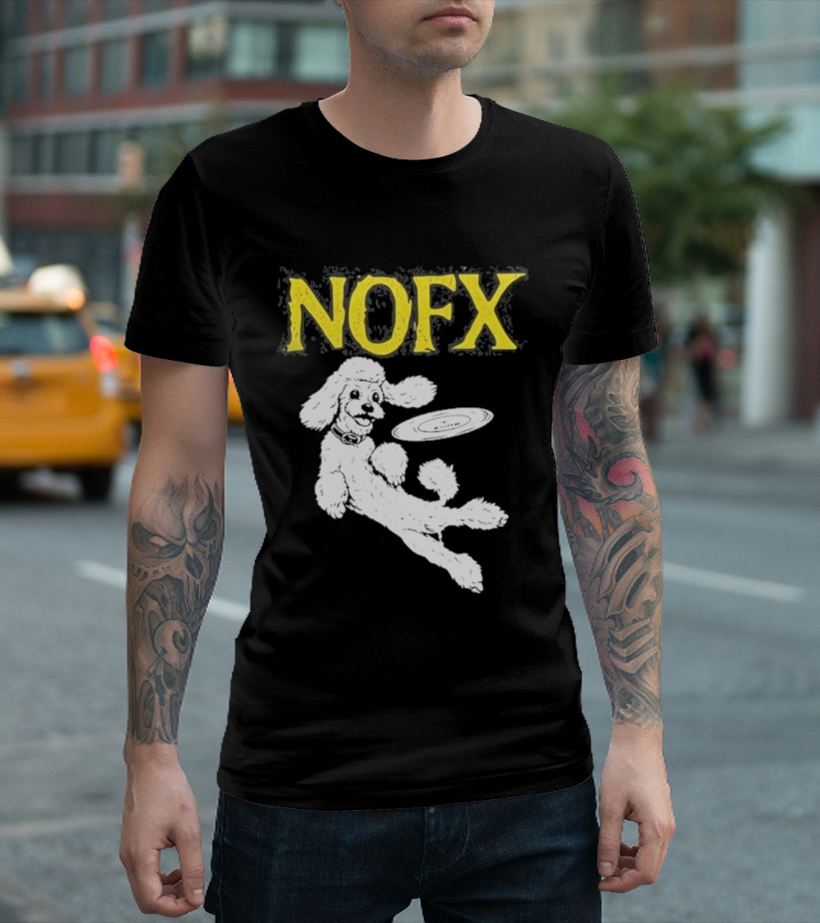 NOFX Don’t Call It Quits Final Tour San Pedro CA Oct 4-6 2024 With Frisbee-Playing Dog T-Shirt
