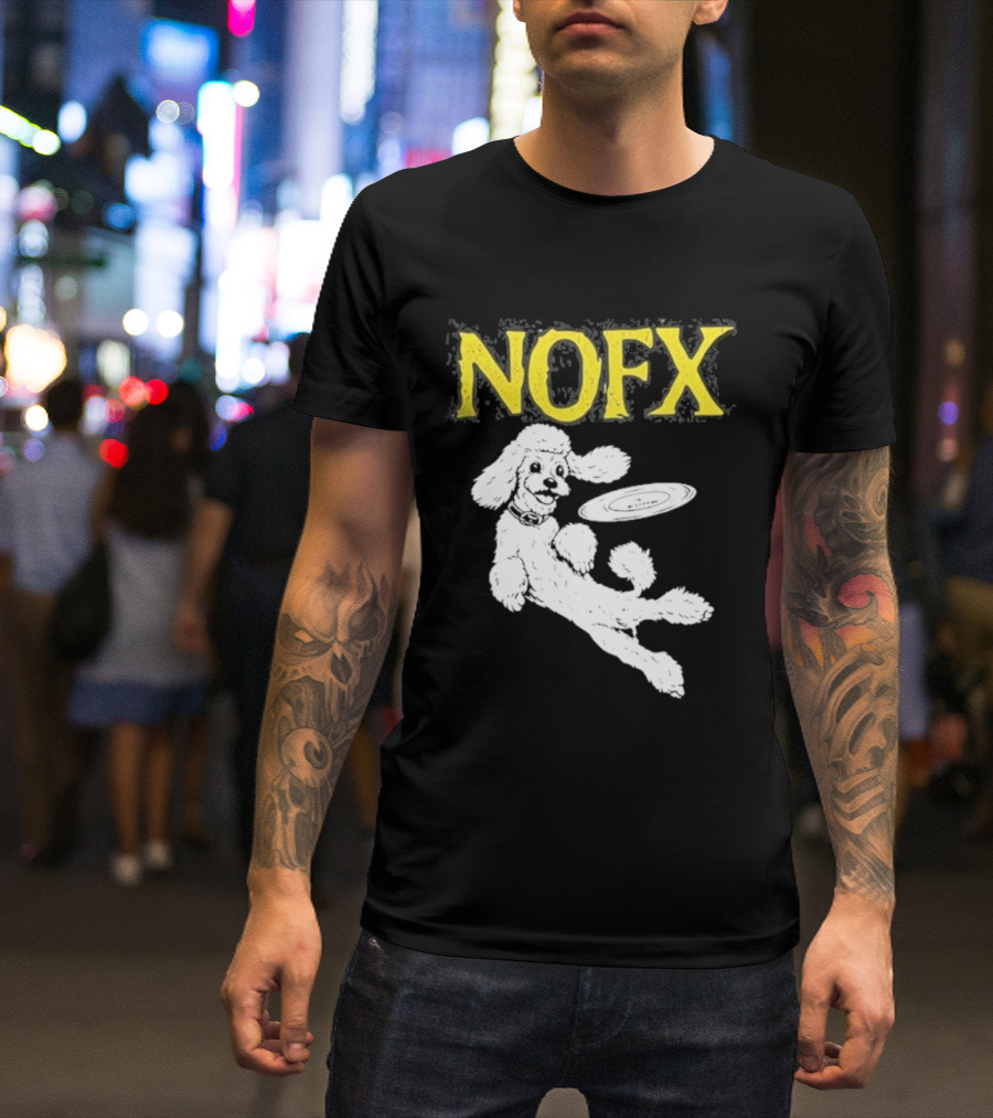 NOFX Don’t Call It Quits Final Tour San Pedro CA Oct 4-6 2024 With Frisbee-Playing Dog T-Shirt