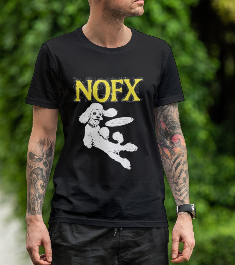 NOFX Don’t Call It Quits Final Tour San Pedro CA Oct 4-6 2024 With Frisbee-Playing Dog T-Shirt