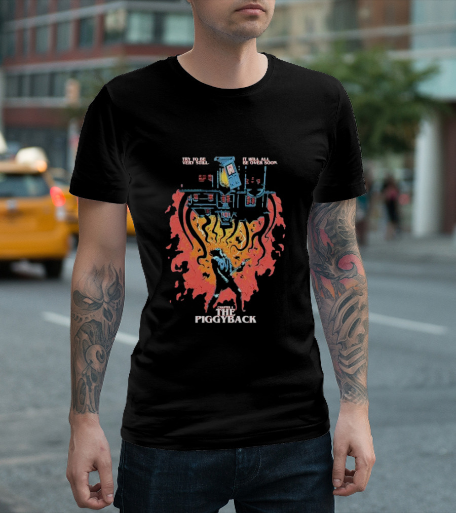 Stranger Things Butcher Billy Try To Be Very Still The Piggyback T-Shirt