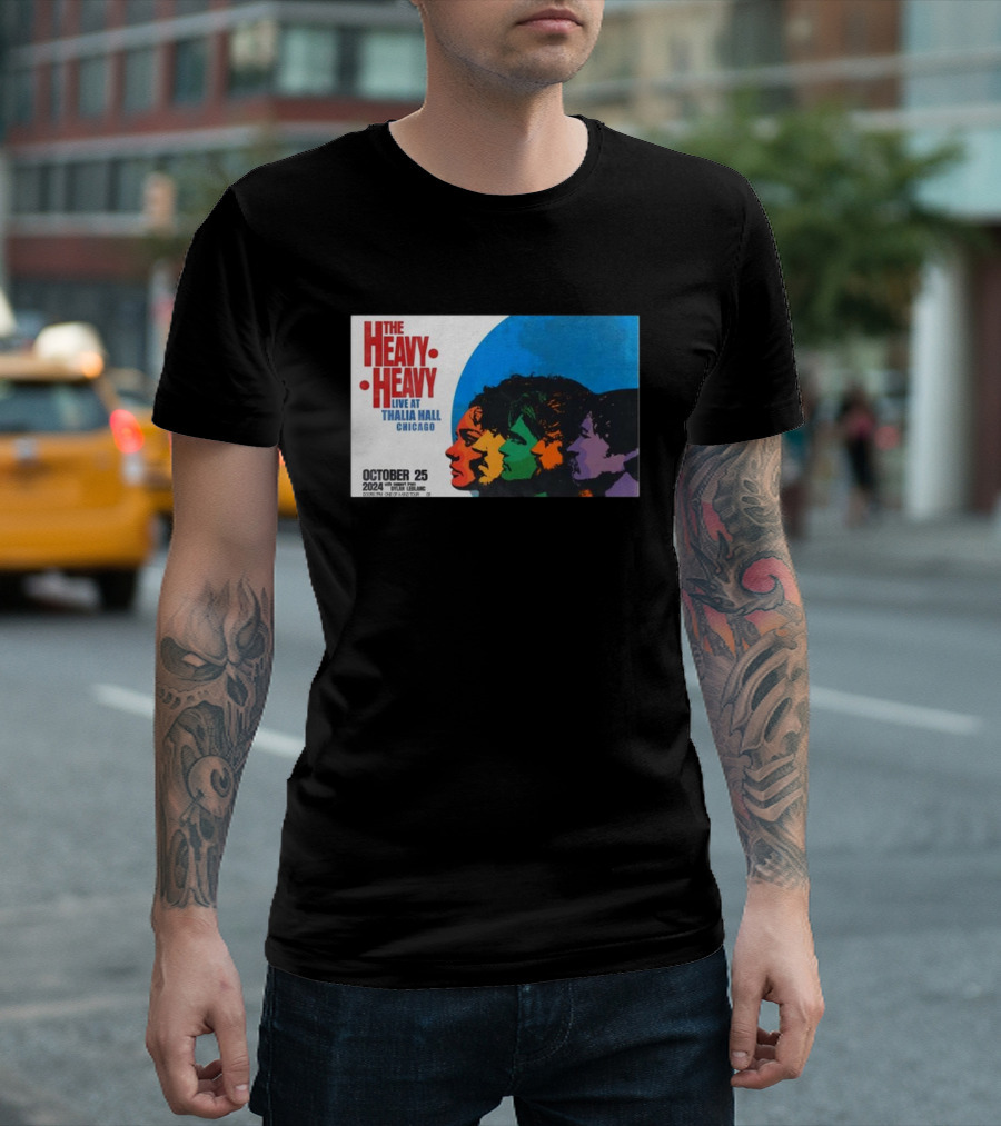 The Heavy Heavy Live at Thalia Hall Chicago October 25 T-Shirt