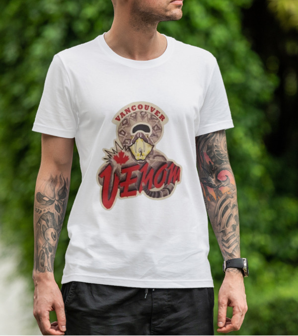 Vancouver Venom Rattlesnake Maple Leaf T-Shirt