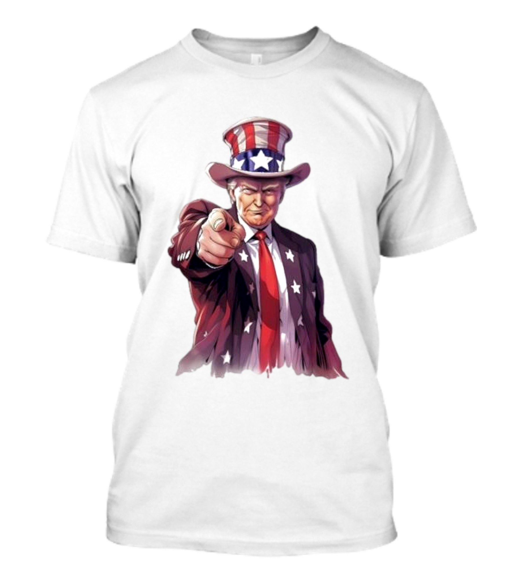Donald Trump 2024 Patriotic Uncle Sam Style T-Shirt