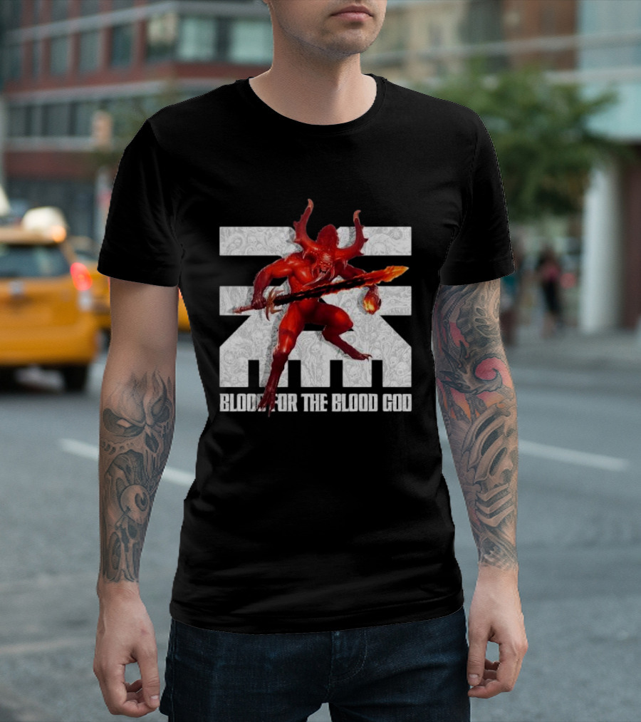 Khorne Bloodletter Blood for The Blood God T-Shirt