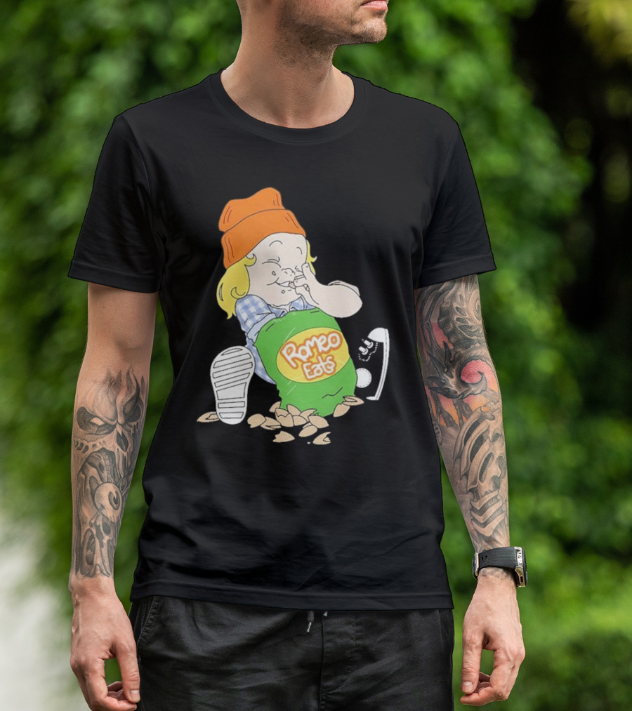Romeo Eats Almonds Bag Toddler Sneaker Orange Hat T-Shirt