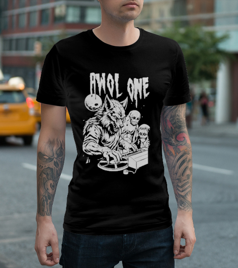 AWOL One Werewolf DJ with Creatures T-Shirt
