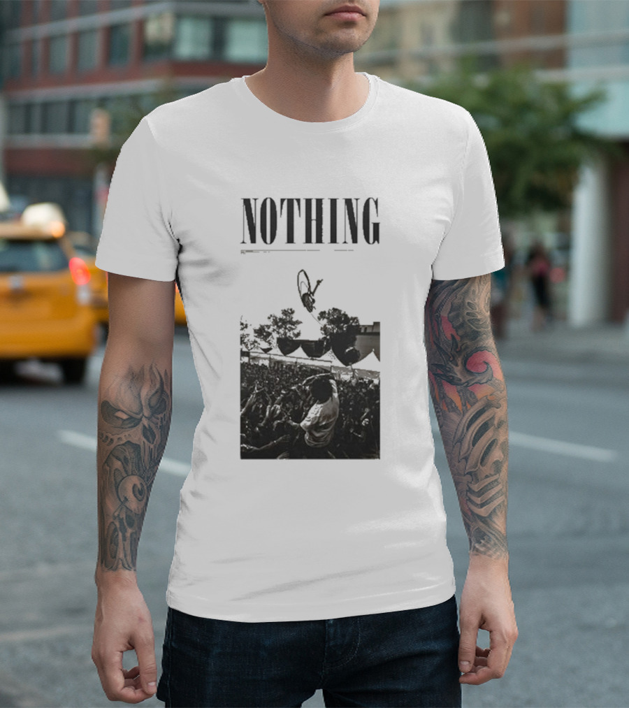 Band Of Nothing If You Feel Like Letting Go 2024 Crowd Surfing Festival Scene T-Shirt