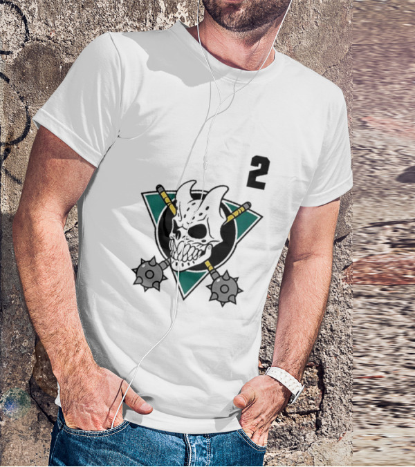 Slaughter To Prevail Hockey Skull Maces Logo 2 T-Shirt