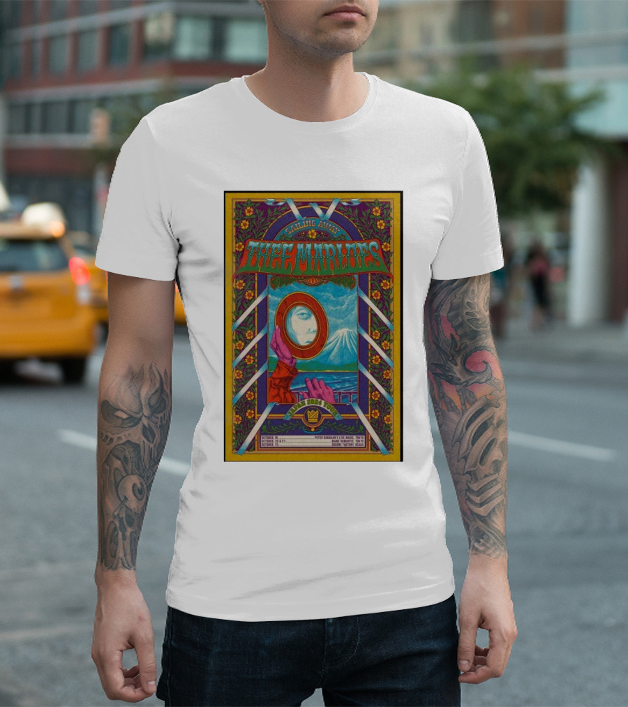 Sailing Away Thee Marloes Japan 2024 Mount Fuji Tour T-Shirt