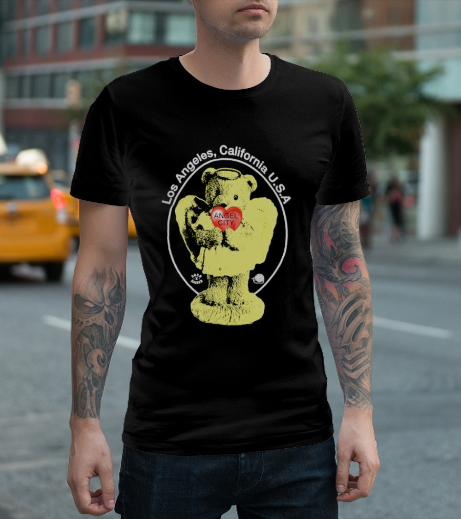 Born X Raised Angel City Los Angeles California USA T-Shirt