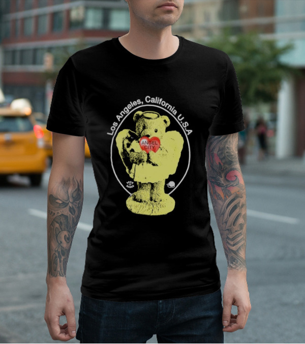 Born X Raised Angel City Los Angeles California USA T-Shirt