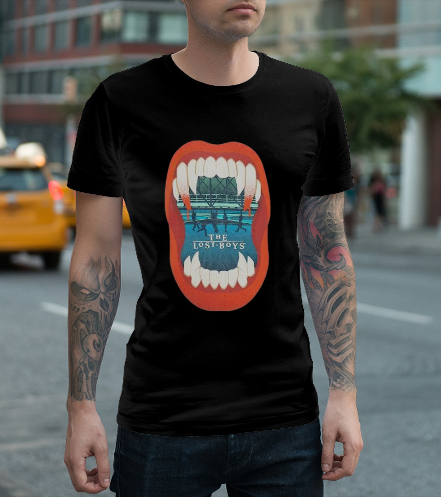 The Lost Boys Halloween Horror Iconic Vampire Mouth T-Shirt