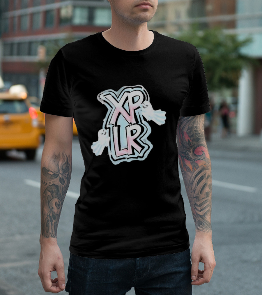 XPLR Pastel Ghost Graffiti T-Shirt