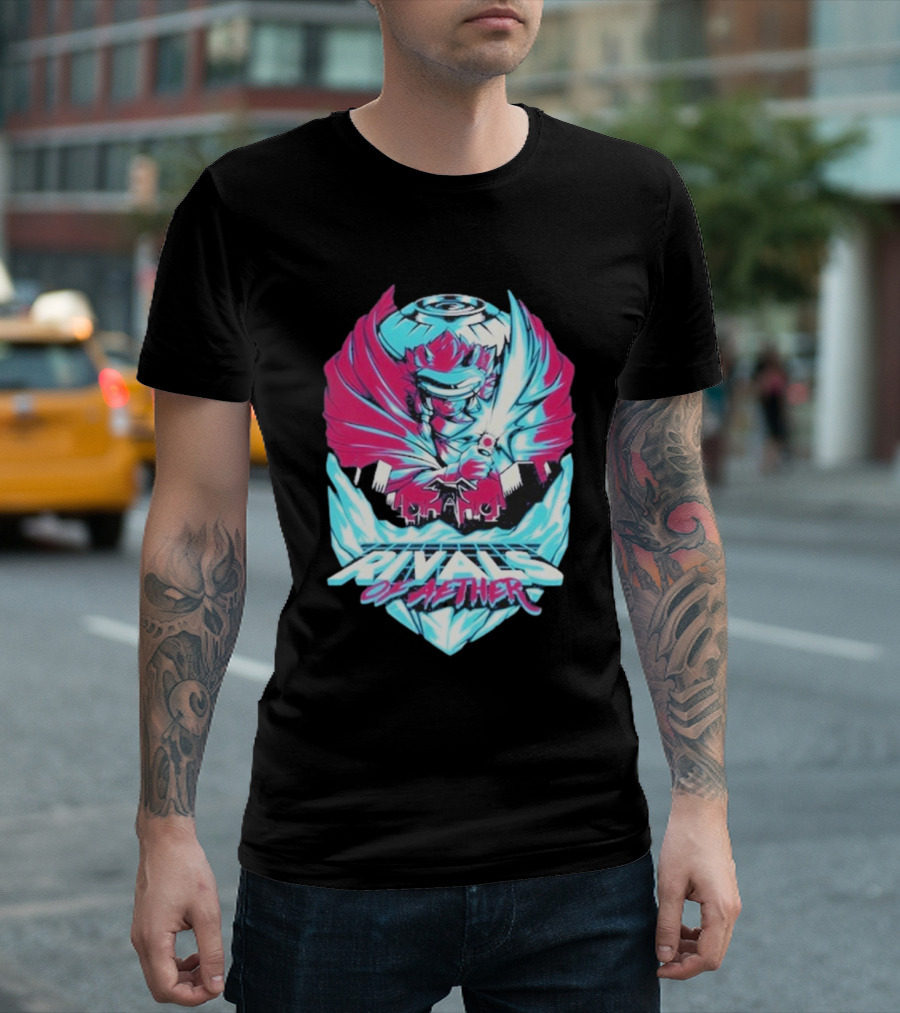 Rivals of Aether 2 Clarien Vibrant Neon Wings T-Shirt
