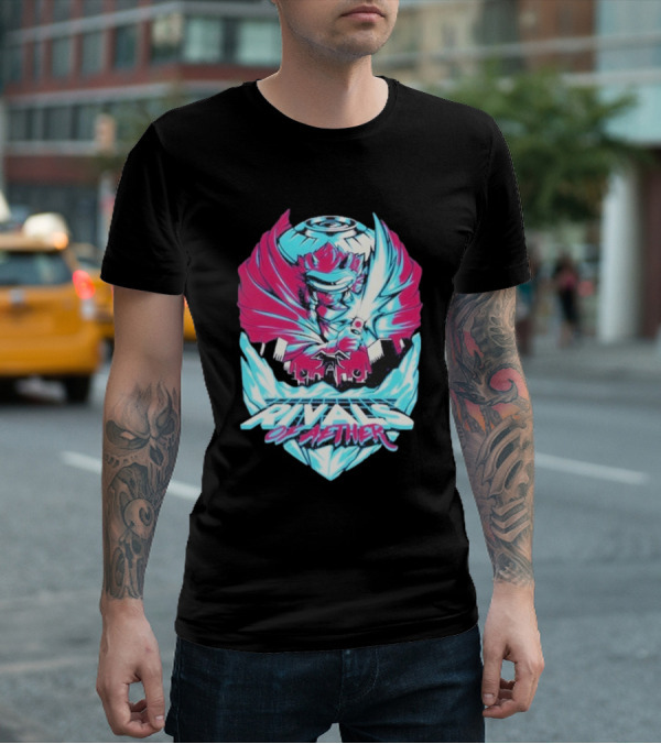 Rivals Of Aether 2 Clarien Vibrant Neon Wings T-Shirt