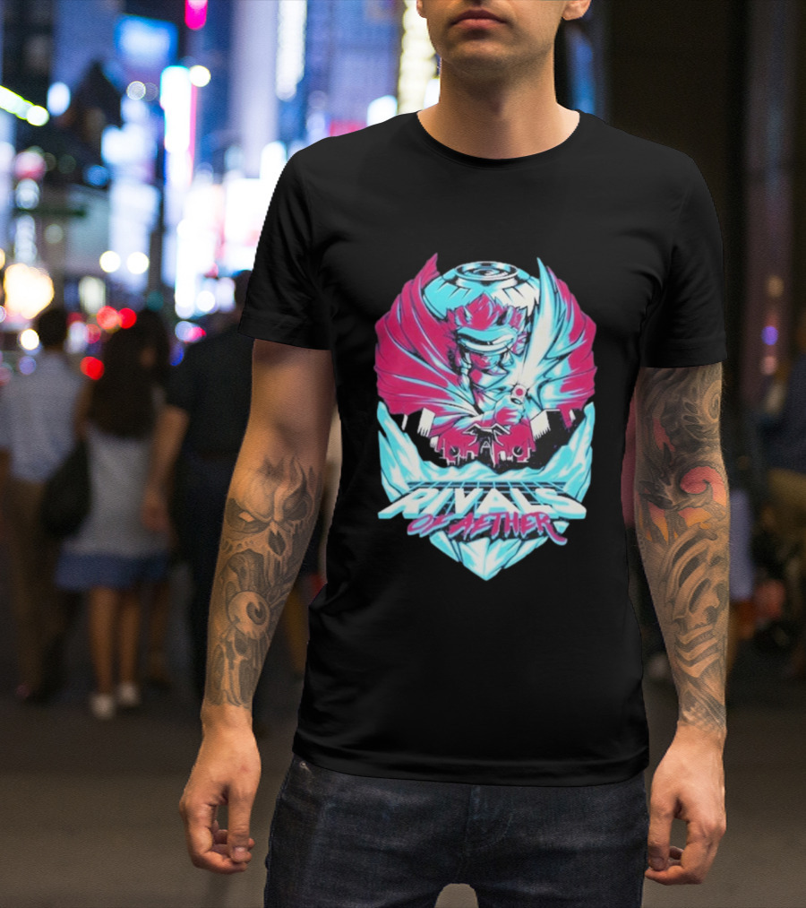 Rivals Of Aether 2 Clarien Vibrant Neon Wings T-Shirt