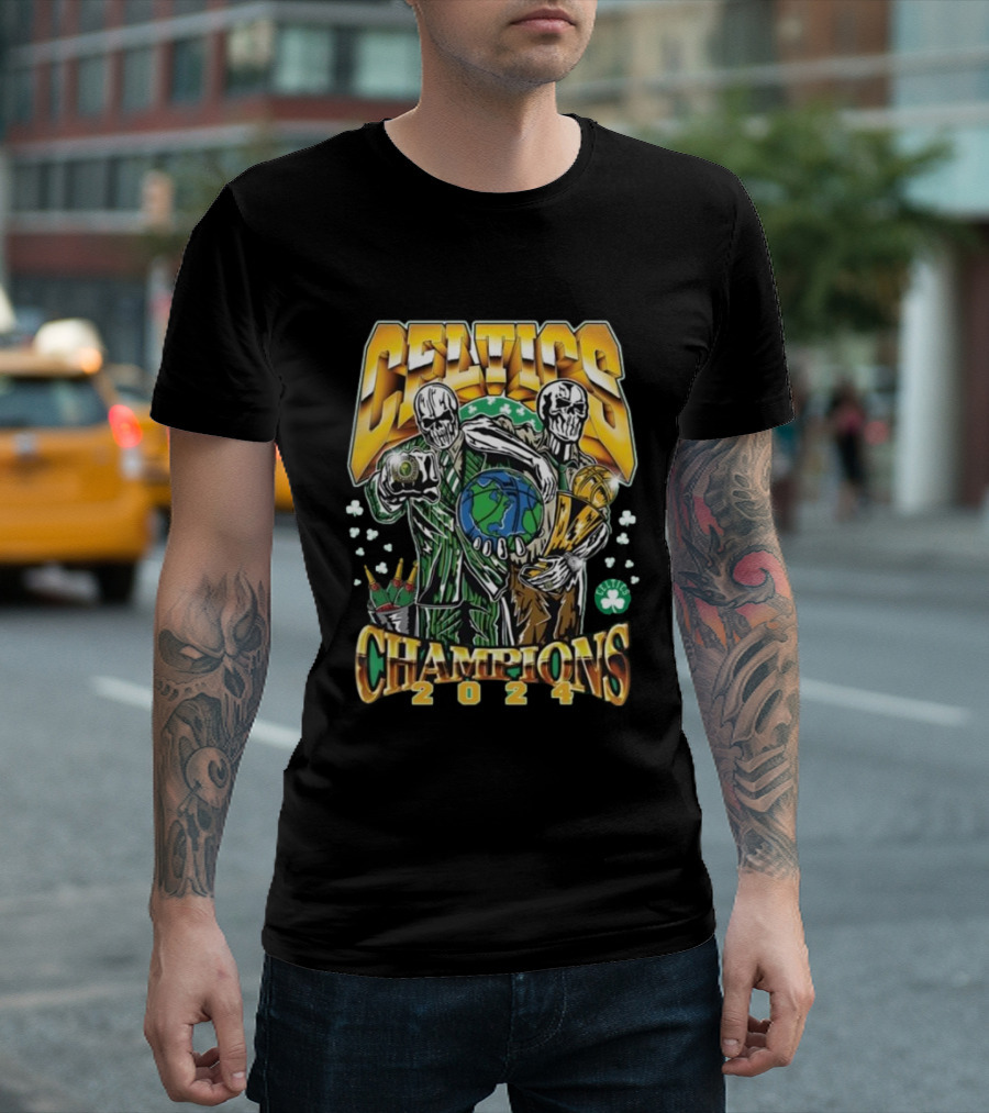 Jaylen Brown Celtics 2024 Champions Warren Lotas Exclusive T-Shirt