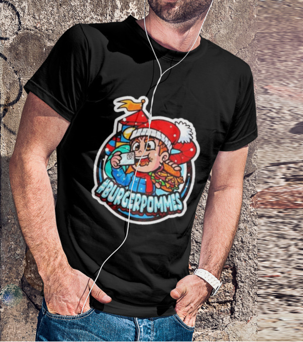 Burgerpommes Lukasbs Christmas T-Shirt