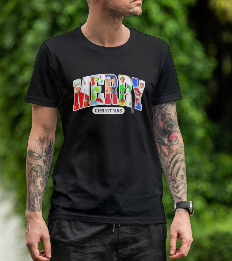 Merry Christmas Home Alone Grinch 90s Movies T-Shirt
