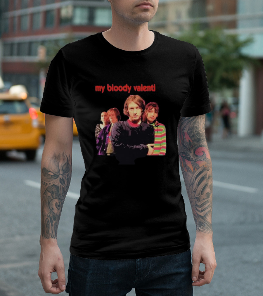 My Bloody Valentine Member Band Image T-Shirt