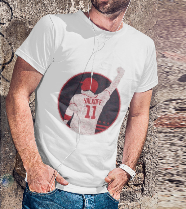 Mr Walkoff 11 Baseball Red Circle T-Shirt