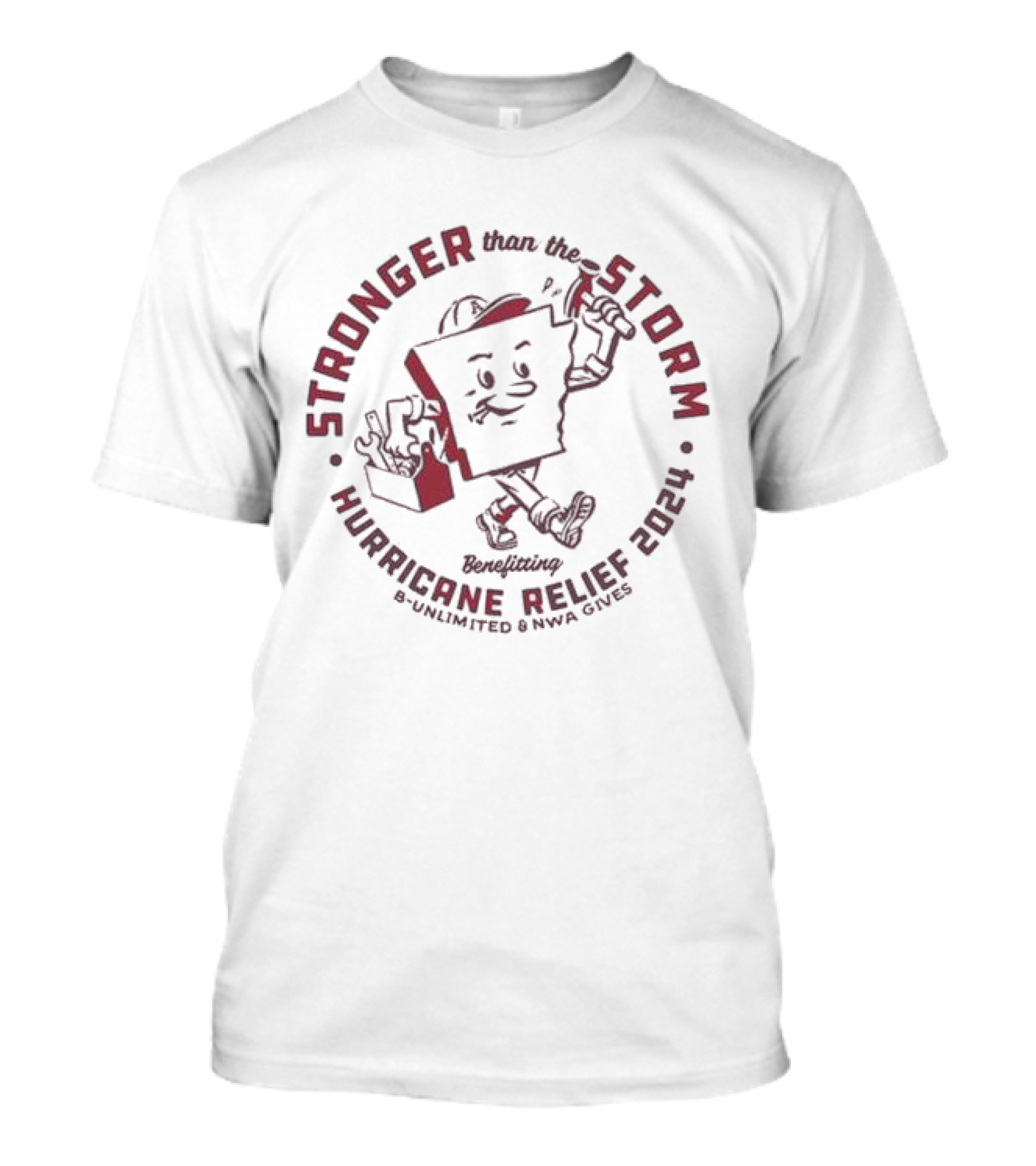 Stronger Than The Storm Benefiting Hurricane Relief 2024 B-Unlimited NWA Gives T-Shirt