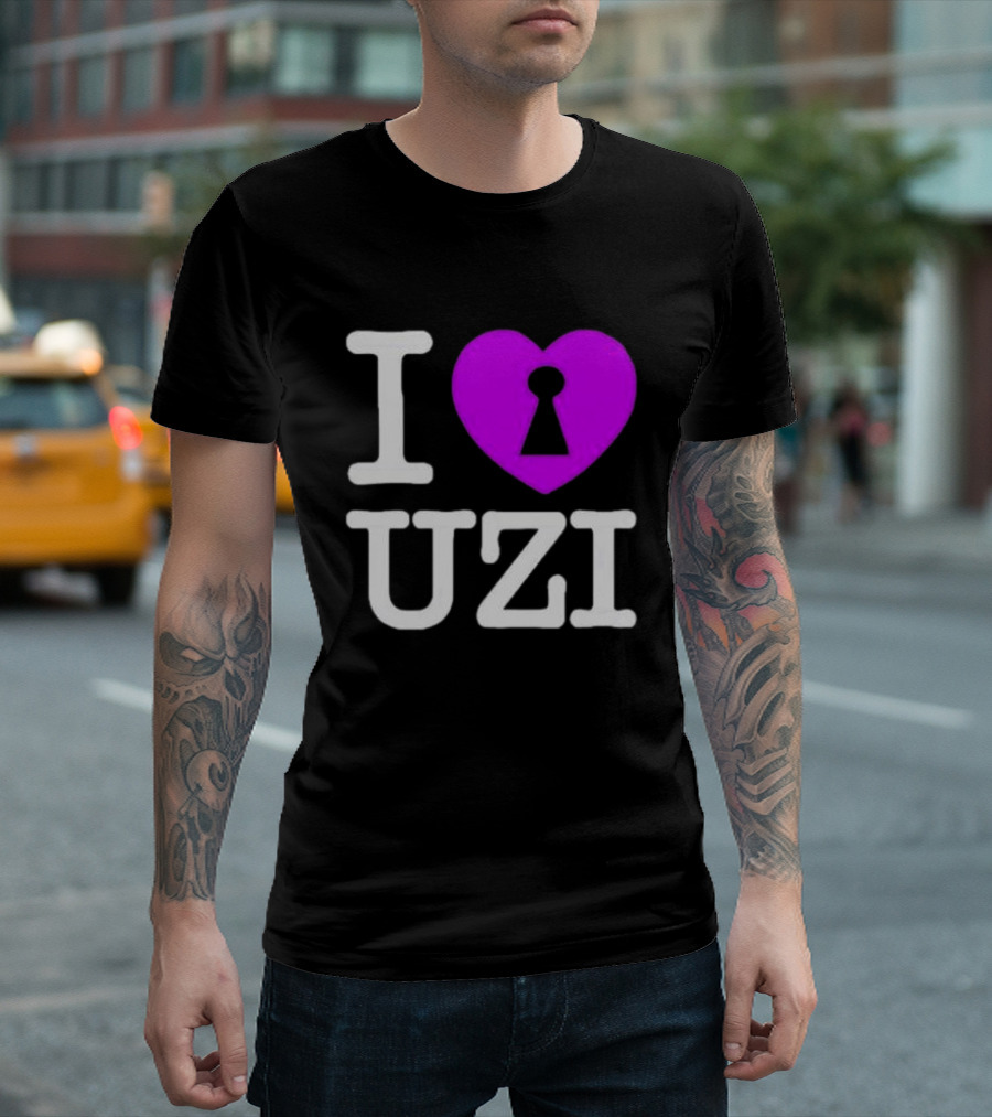 Eternal Atake 2 I Lock Heart Uzi I Love Uzi T-Shirt