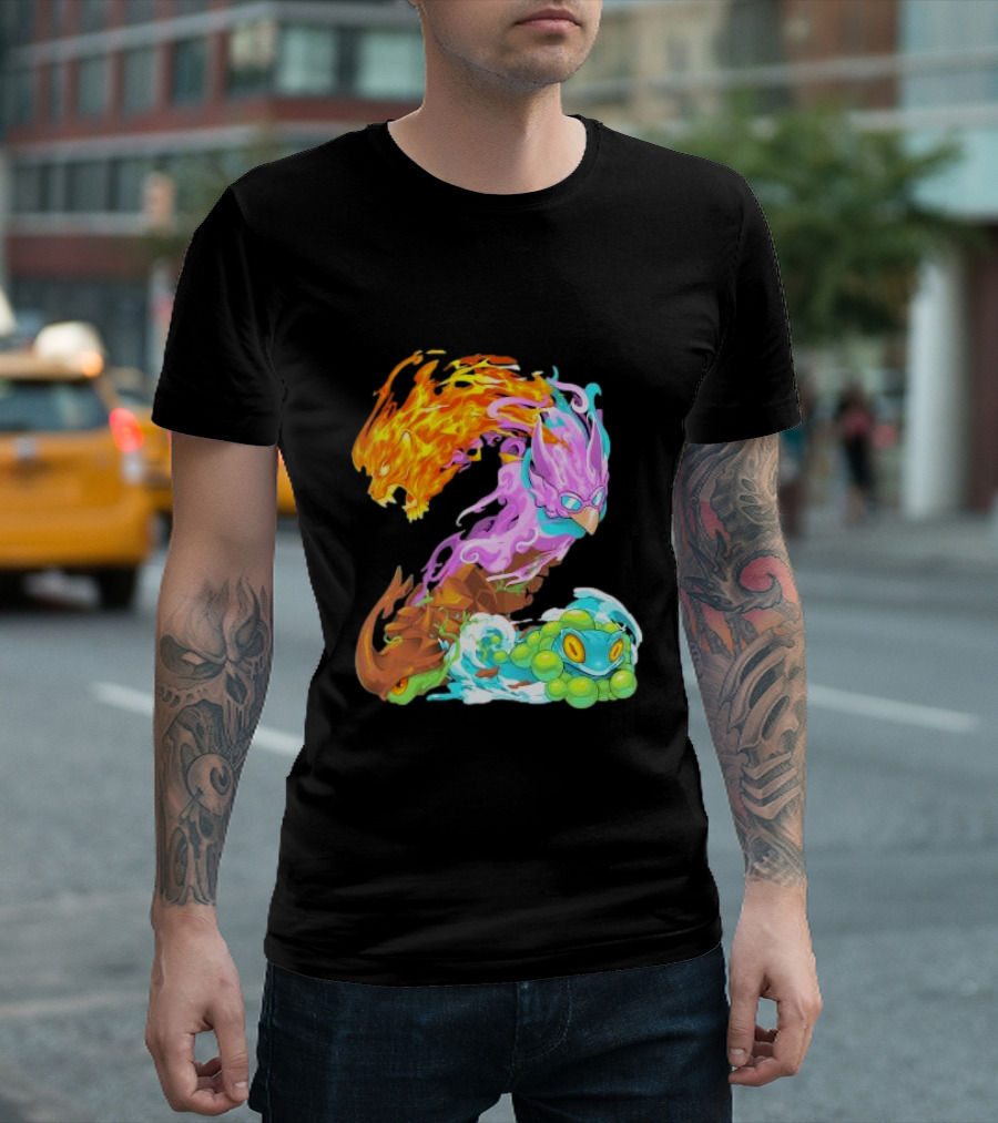 Rivals of Aether 2 Elemental Creatures Number T-Shirt