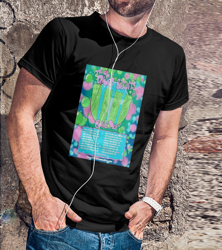 The Disco Biscuits Bubble Tour American 2024 Concert Dates Highlights T-Shirt