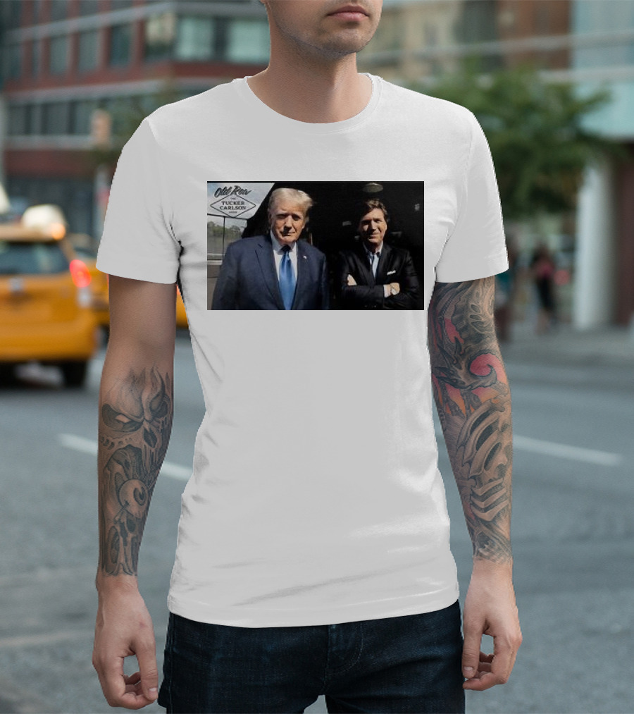 Old Row Tucker Carlson Network Interview T-Shirt