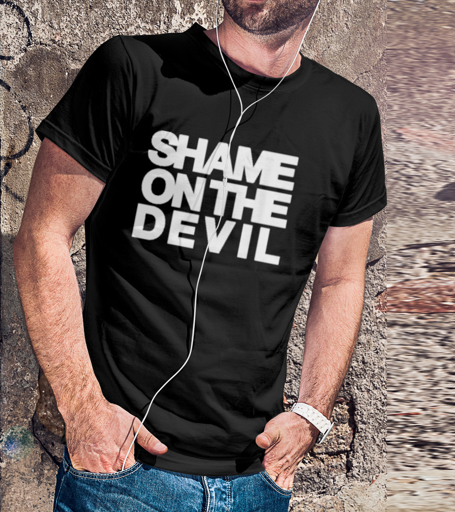 Vince Staples Shame On The Devil Text Block T-Shirt
