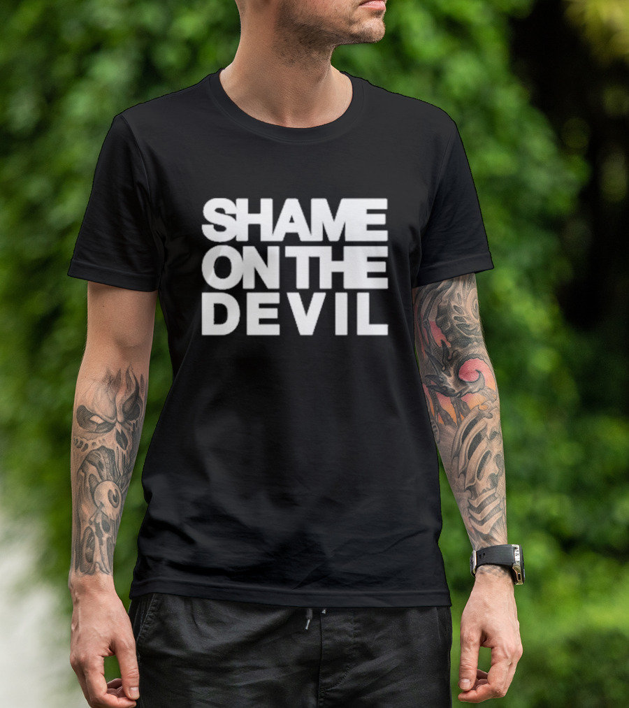Vince Staples Shame On The Devil Text Block T-Shirt